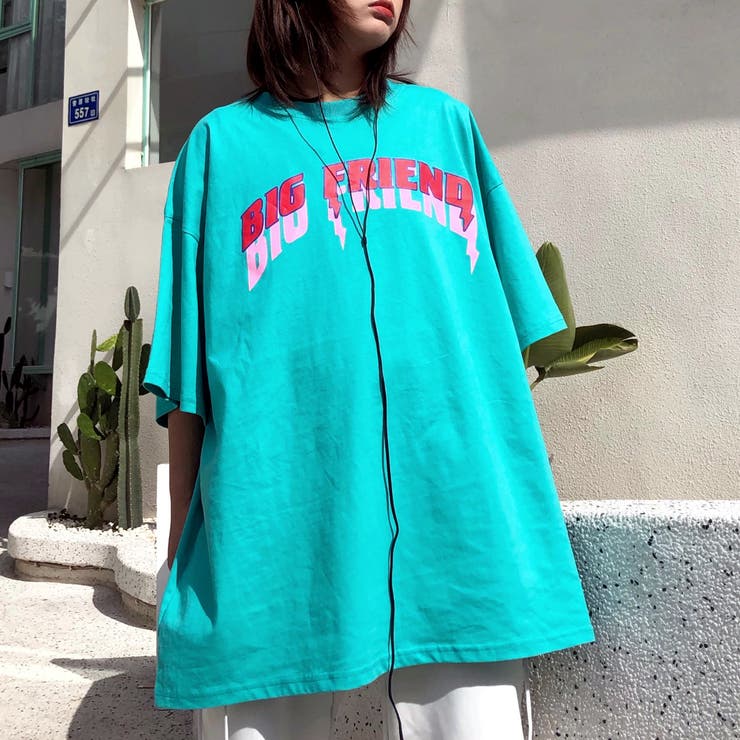 BIG FRIENDロゴプリントルーズTシャツ | SHEENA  | 詳細画像6 