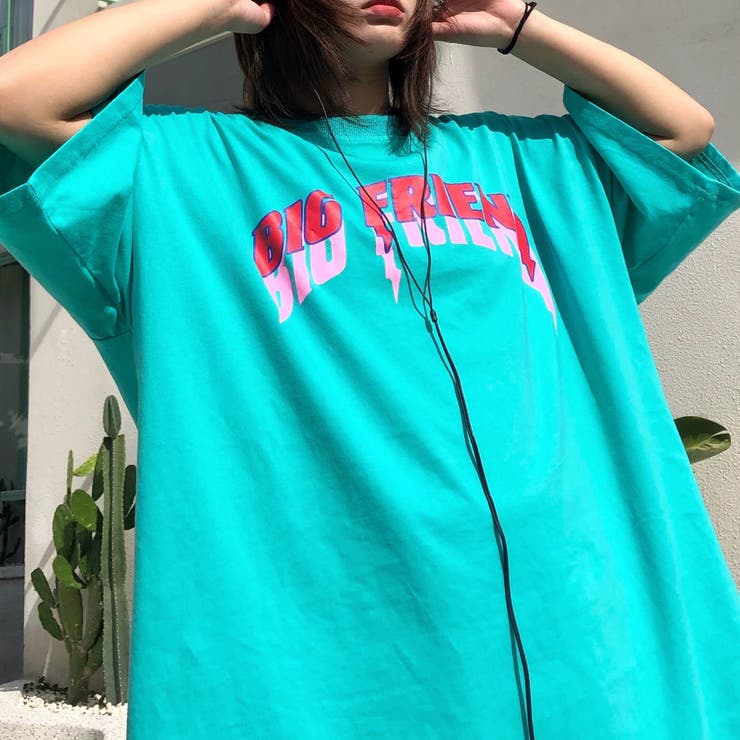 BIG FRIENDロゴプリントルーズTシャツ | SHEENA  | 詳細画像9 