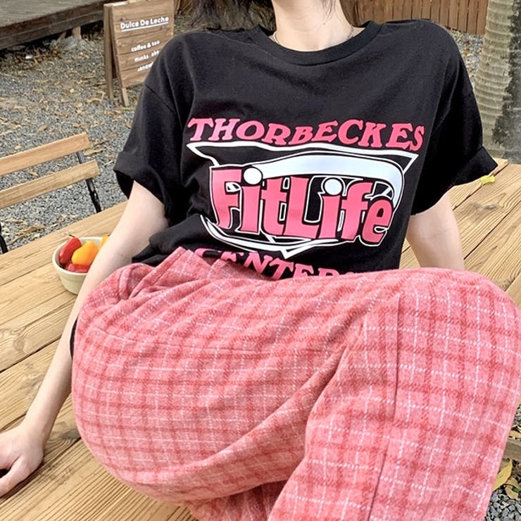 Fit LifeロゴプリントルーズTシャツ | SHEENA  | 詳細画像10 