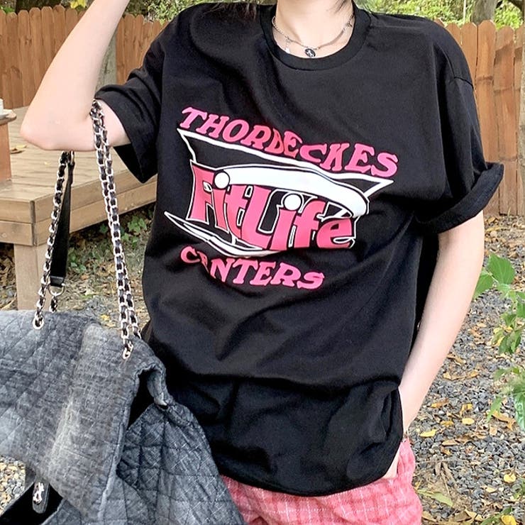 Fit LifeロゴプリントルーズTシャツ | SHEENA  | 詳細画像13 