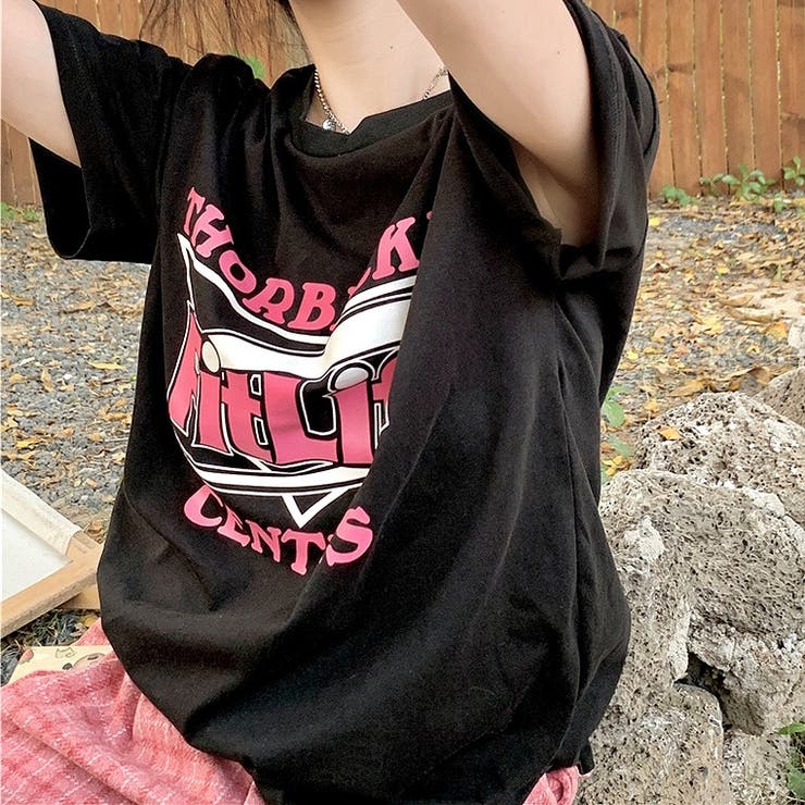 tシャツ ロゴプリントルーズTシャツ レディース 楽天市場】SHEENA NewtroロゴプリントルーズTシャツ 春 夏 秋