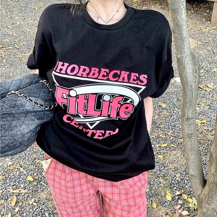 Fit LifeロゴプリントルーズTシャツ | SHEENA  | 詳細画像15 