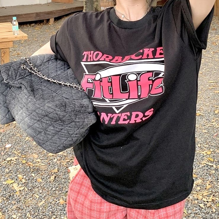 Fit LifeロゴプリントルーズTシャツ | SHEENA  | 詳細画像17 
