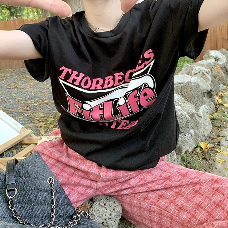 Fit LifeロゴプリントルーズTシャツ | SHEENA  | 詳細画像18 