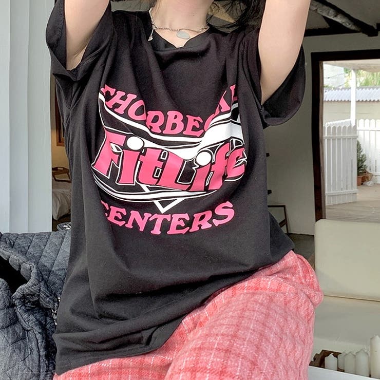 Fit LifeロゴプリントルーズTシャツ | SHEENA  | 詳細画像23 