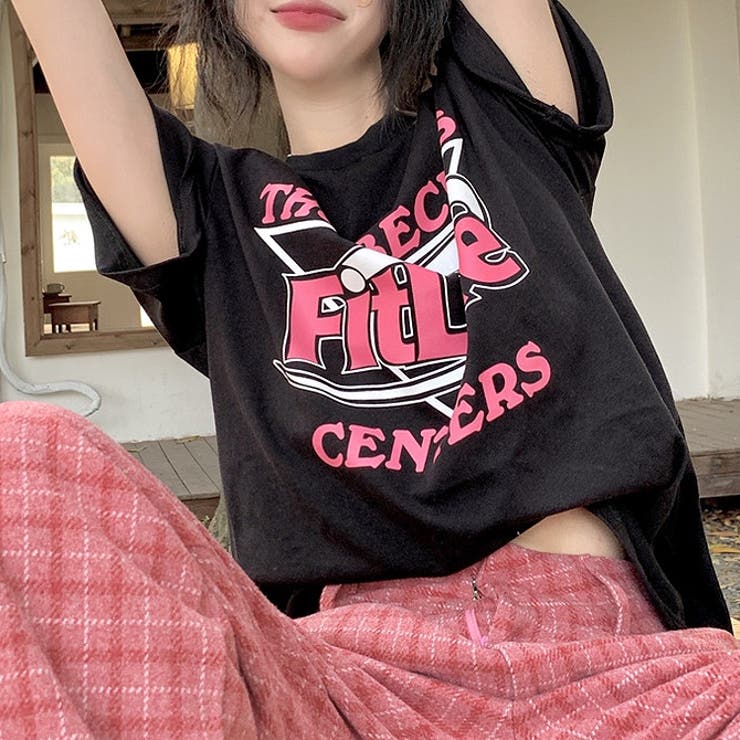 Fit LifeロゴプリントルーズTシャツ | SHEENA  | 詳細画像24 