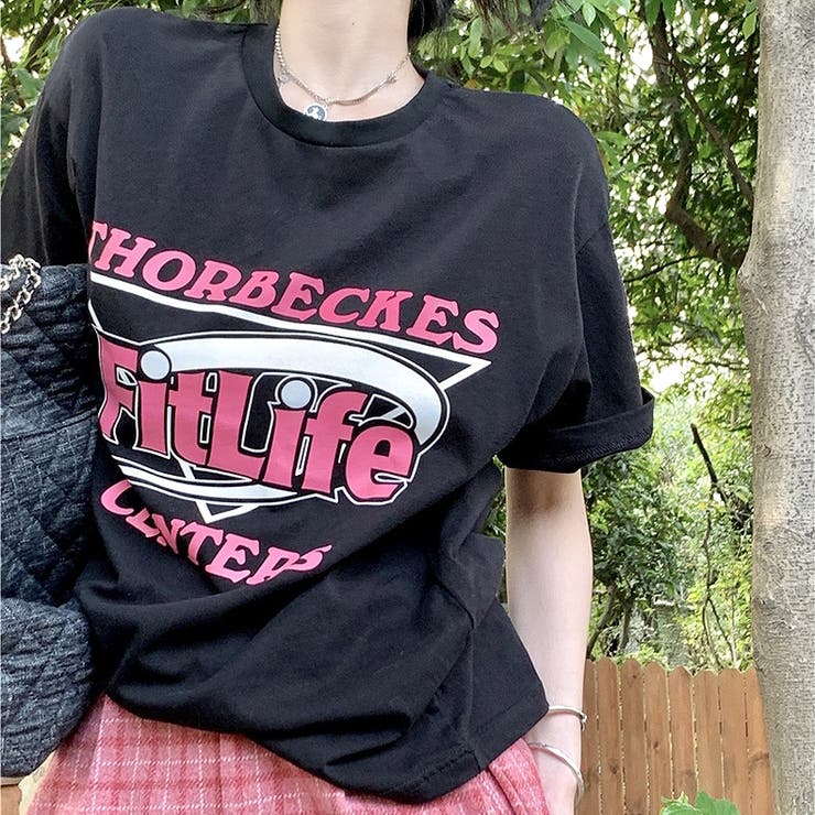 Fit LifeロゴプリントルーズTシャツ | SHEENA  | 詳細画像3 