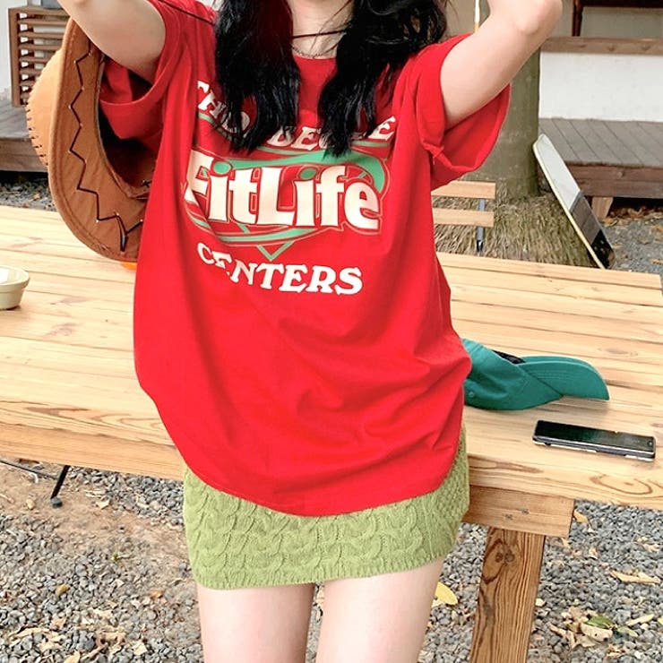 Fit LifeロゴプリントルーズTシャツ | SHEENA  | 詳細画像37 