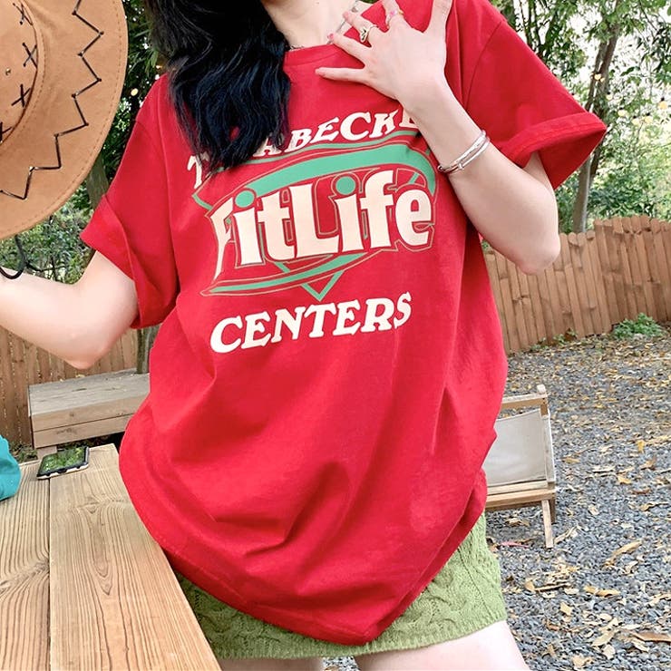 Fit LifeロゴプリントルーズTシャツ | SHEENA  | 詳細画像39 