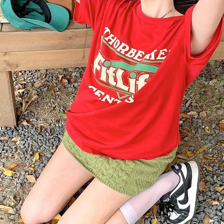 Fit LifeロゴプリントルーズTシャツ | SHEENA  | 詳細画像42 