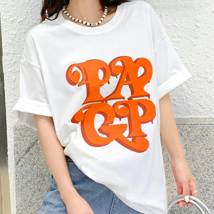 BIGロゴプリントオーバーサイズTシャツ | SHEENA  | 詳細画像10 