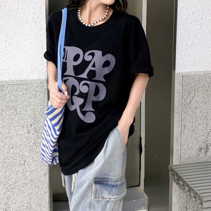 BIGロゴプリントオーバーサイズTシャツ | SHEENA  | 詳細画像7 