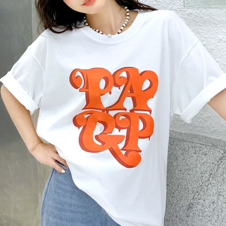 BIGロゴプリントオーバーサイズTシャツ | SHEENA  | 詳細画像9 