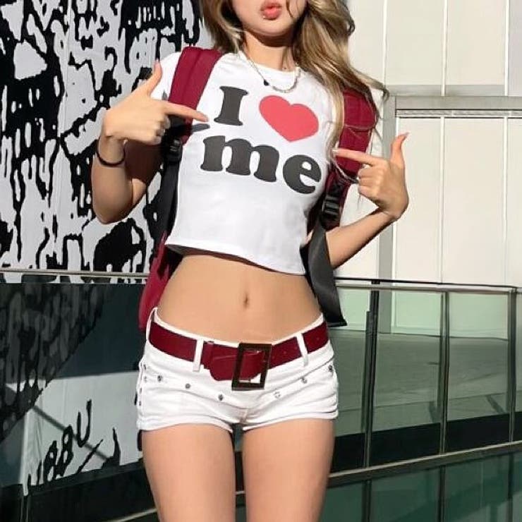 I love meロゴプリントコンパクトTシャツ | SHEENA  | 詳細画像16 