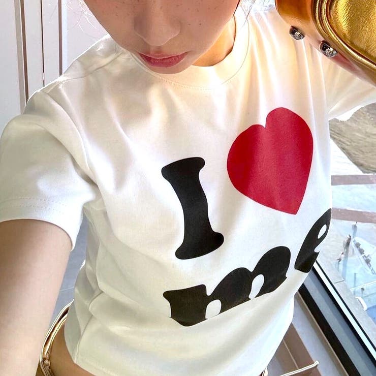 I love meロゴプリントコンパクトTシャツ | SHEENA  | 詳細画像22 