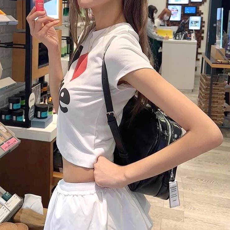 I love meロゴプリントコンパクトTシャツ | SHEENA  | 詳細画像3 