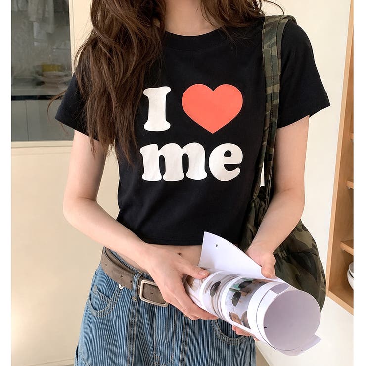I love meロゴプリントコンパクトTシャツ | SHEENA  | 詳細画像32 