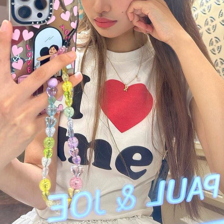 I love meロゴプリントコンパクトTシャツ | SHEENA  | 詳細画像6 