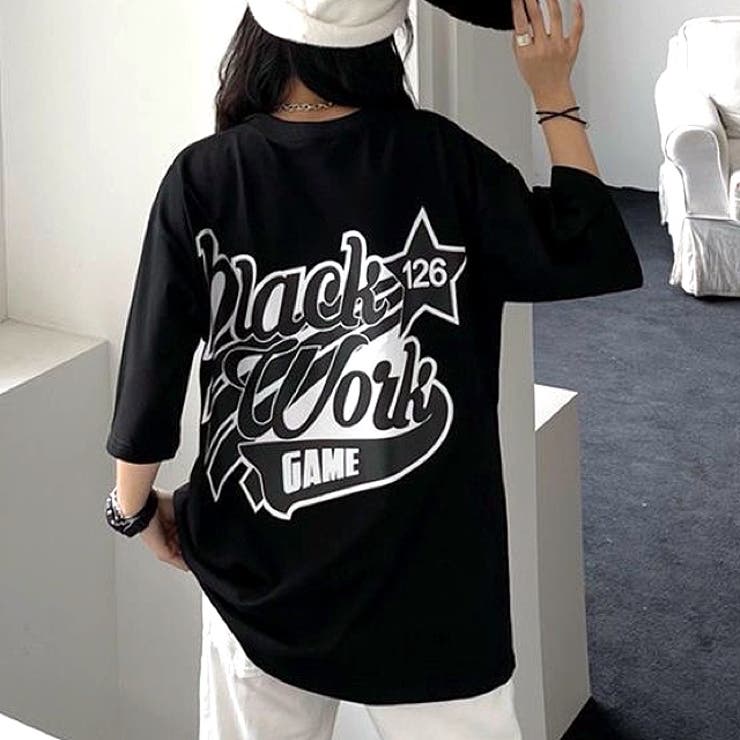 GOLDEN CONCEPT★VIP★ ロゴプリント オーバーサイズ Tシャツ グラフィックロゴプリントオーバーサイズTシャツ[品番