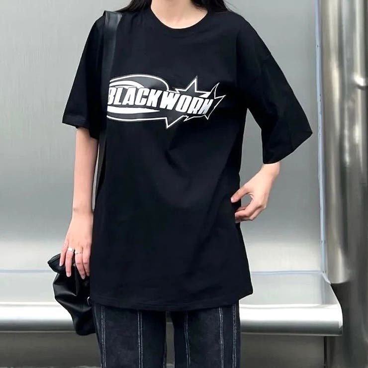 GOLDEN CONCEPT★VIP★ ロゴプリント オーバーサイズ Tシャツ グラフィックロゴプリントオーバーサイズTシャツ[品番