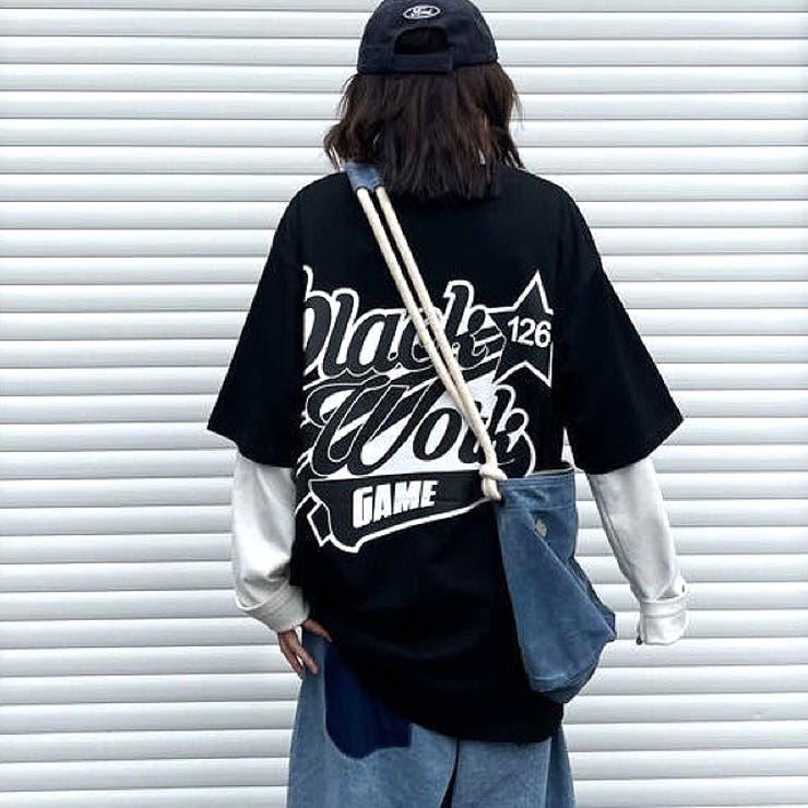 グラフィックロゴプリントオーバーサイズTシャツ | SHEENA  | 詳細画像26 