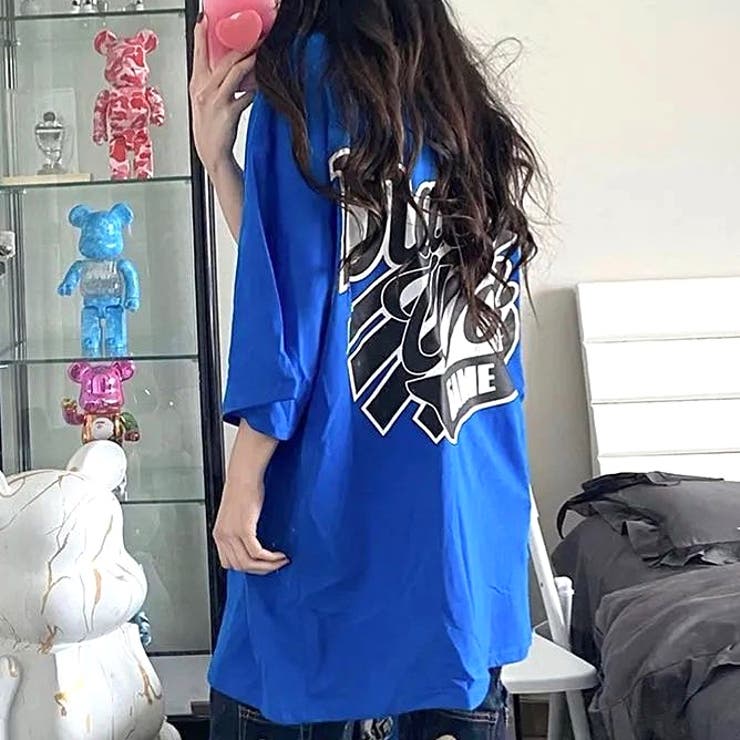 グラフィックロゴプリントオーバーサイズTシャツ | SHEENA  | 詳細画像30 