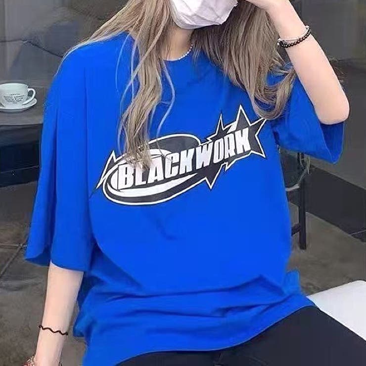 グラフィックロゴプリントオーバーサイズTシャツ | SHEENA  | 詳細画像31 
