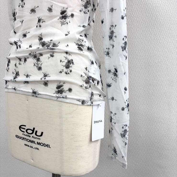 小花柄ストレッチシアートップス | SHEENA  | 詳細画像29 