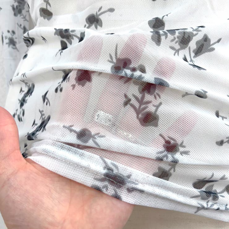 小花柄ストレッチシアートップス | SHEENA  | 詳細画像30 