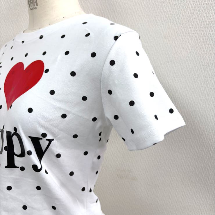 I love puppyロゴドットプリントTシャツ | SHEENA  | 詳細画像16 