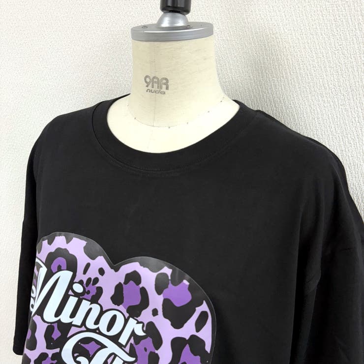 レオパードハートロゴプリントオーバーサイズTシャツ | SHEENA  | 詳細画像19 