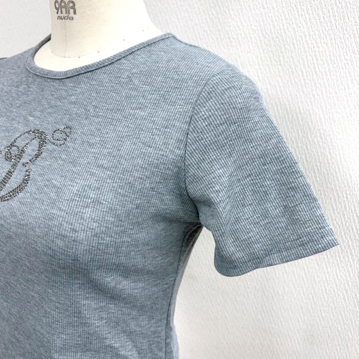 キラキラストーンエンジェルモチーフコンパクトTシャツ | SHEENA  | 詳細画像43 