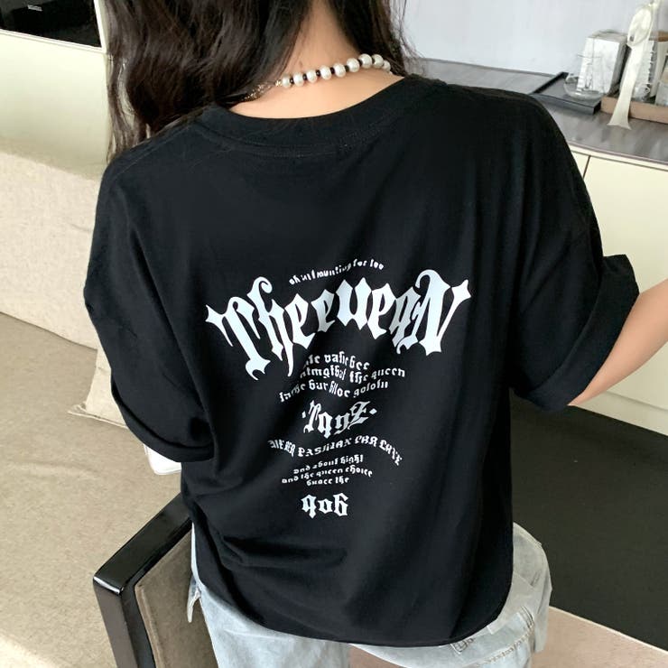 バックロゴオーバーサイズTシャツ[品番：SHNW0012533]｜SHEENA
