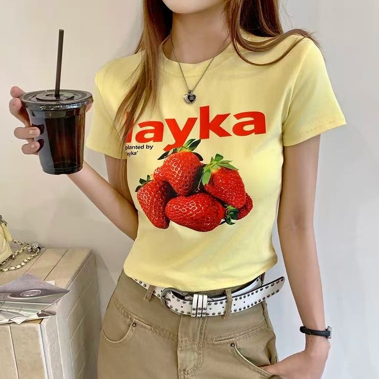 フルーツプリントコンパクトＴシャツ | SHEENA  | 詳細画像11 
