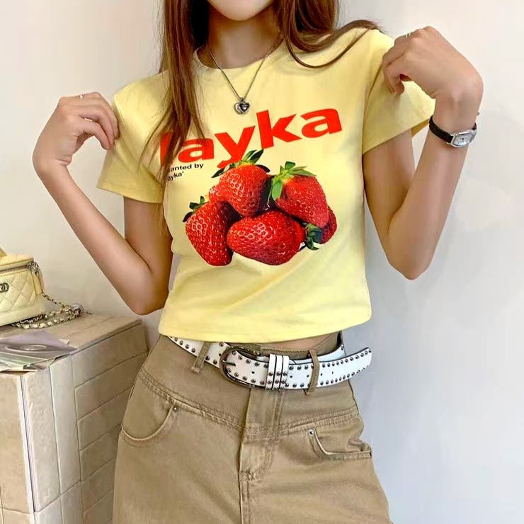 フルーツプリントコンパクトＴシャツ | SHEENA  | 詳細画像12 
