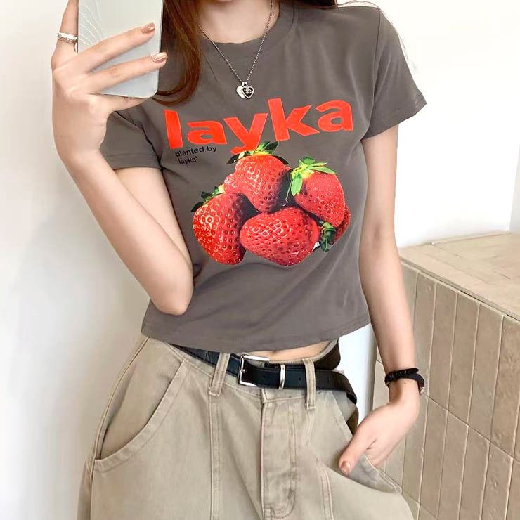 フルーツプリントコンパクトＴシャツ | SHEENA  | 詳細画像16 