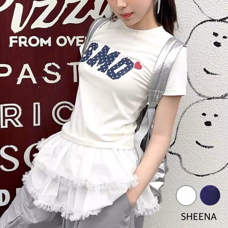 ドットロゴコンパクトフィットＴシャツ | SHEENA  | 詳細画像1 