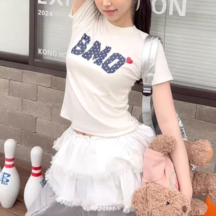 ドットロゴコンパクトフィットＴシャツ | SHEENA  | 詳細画像3 