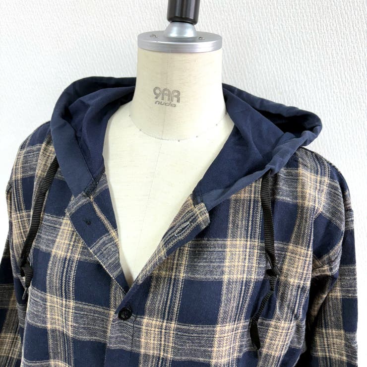 【秋冬新作】フード付きチェックシャツ | SHEENA  | 詳細画像23 