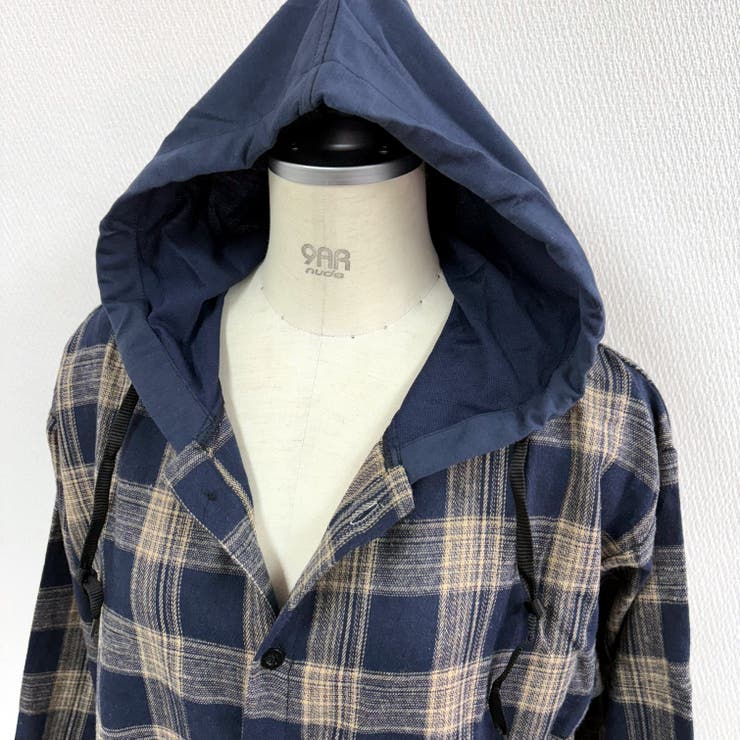 【秋冬新作】フード付きチェックシャツ | SHEENA  | 詳細画像24 