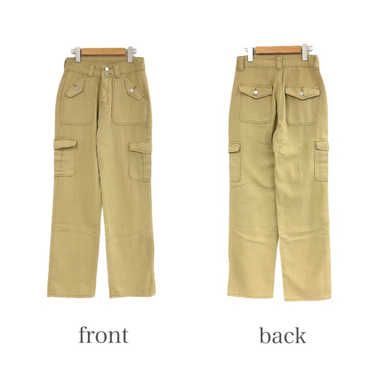 ダブルボタンカーゴポケットパンツ 春 夏[品番：SHNW0006985