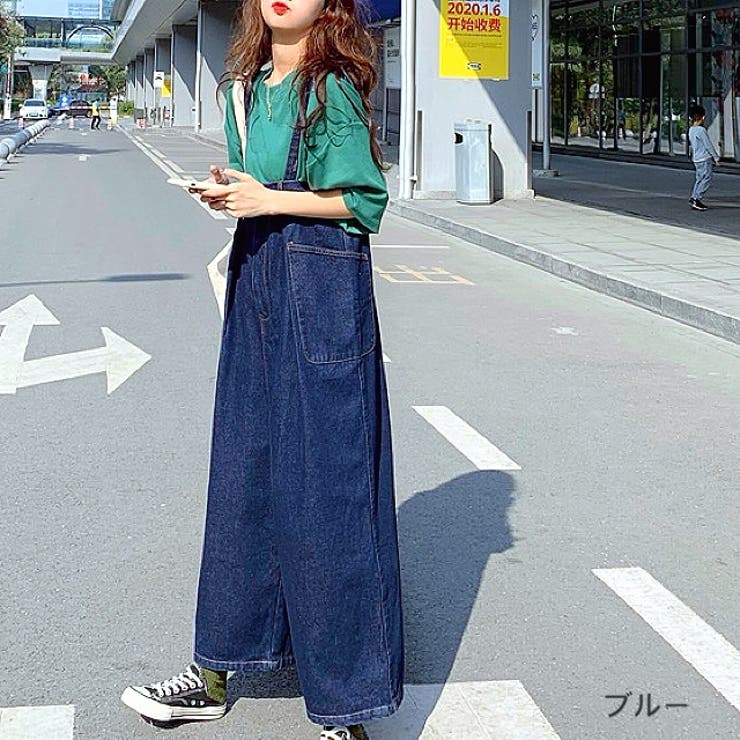 デニムbigルーズワイドサロペットパンツ 韓国 韓国ファッション 品番 Shnw Sheena シーナ のレディースファッション 通販 Shoplist ショップリスト