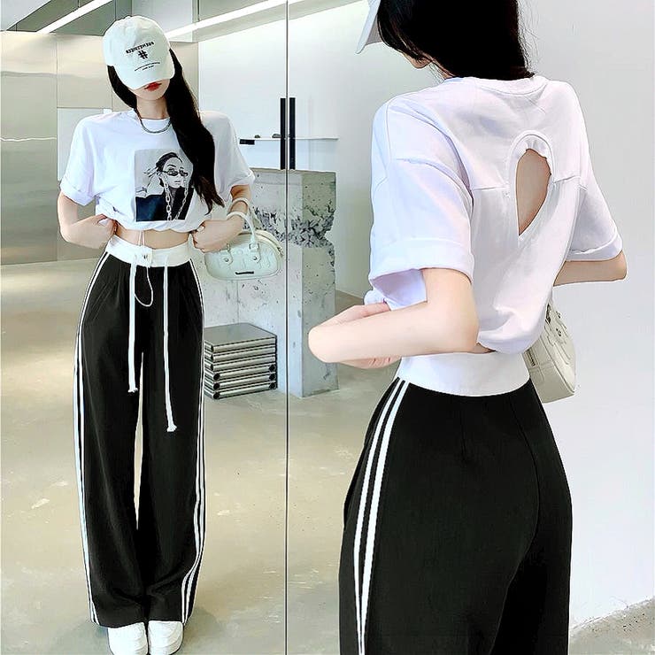 ビブパンツ Mサイズ HOLIDAYOUTERWEAR 韓国ブランド スウェットショーツ 韓国風ショートパンツ[品番：II000012804