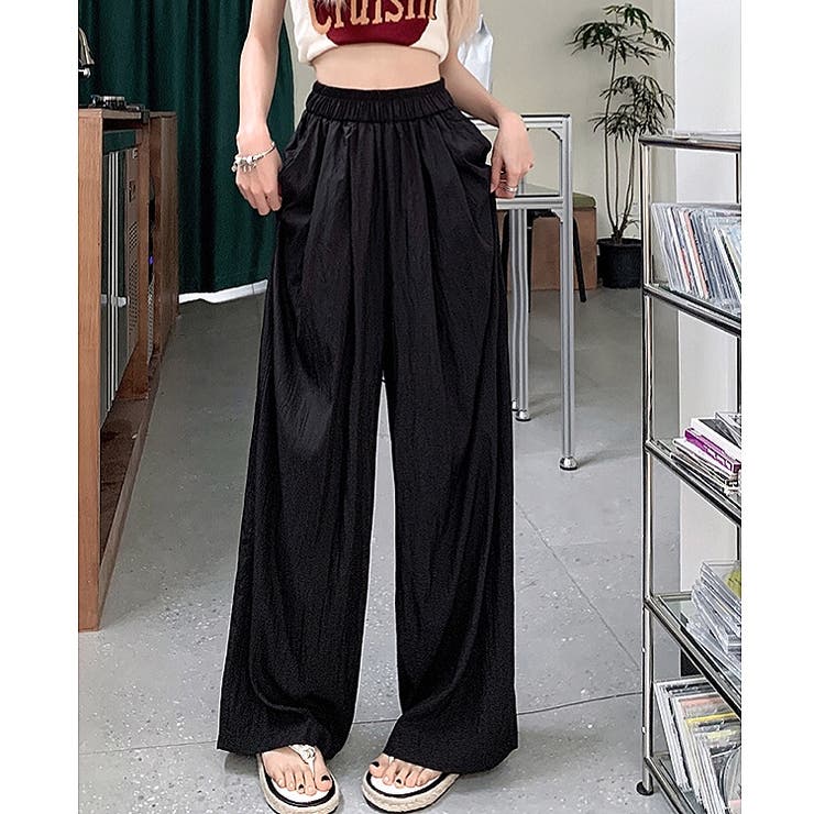 シワ加工リラックスワイドパンツ 春 夏 | SHEENA  | 詳細画像28 