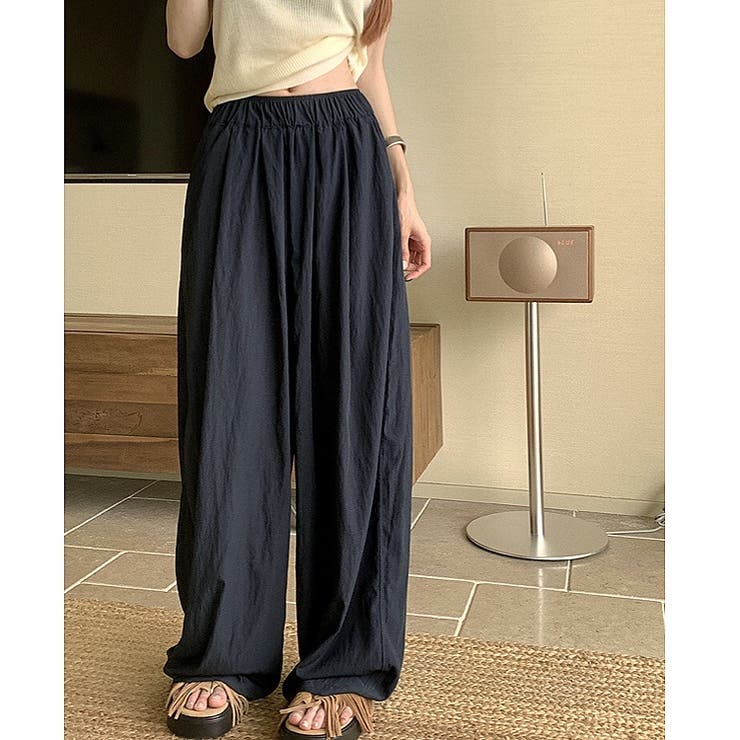 シワ加工リラックスワイドパンツ 春 夏 | SHEENA  | 詳細画像33 