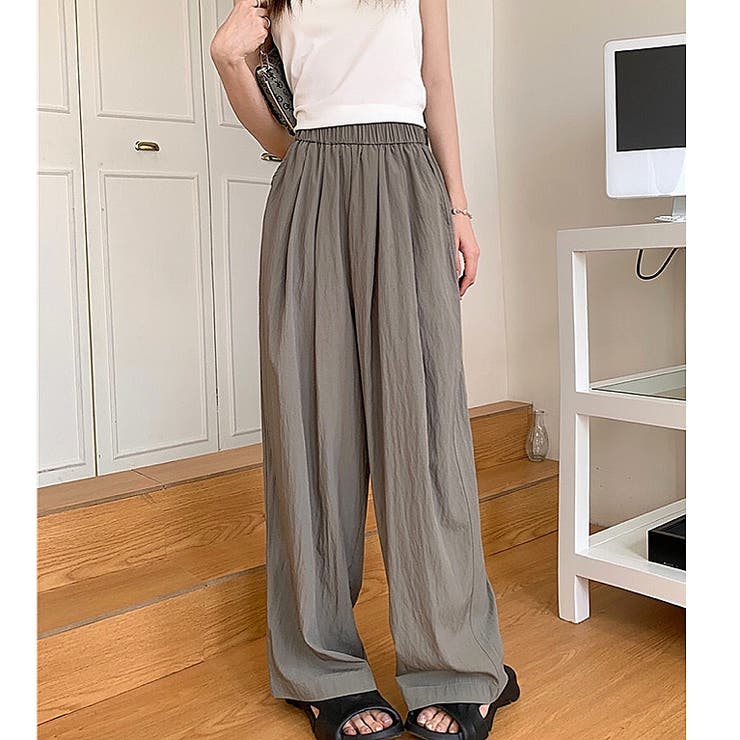 シワ加工リラックスワイドパンツ 春 夏 | SHEENA  | 詳細画像36 