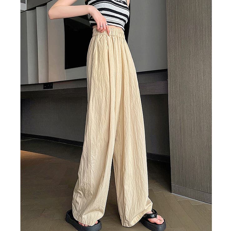 シワ加工リラックスワイドパンツ 春 夏 | SHEENA  | 詳細画像45 