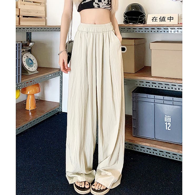 シワ加工リラックスワイドパンツ 春 夏 | SHEENA  | 詳細画像5 