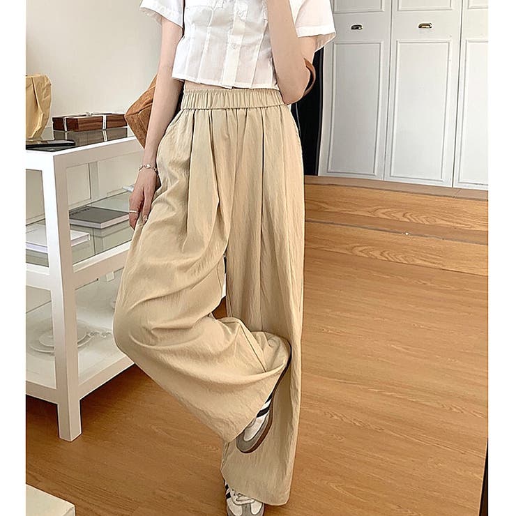 シワ加工リラックスワイドパンツ 春 夏 | SHEENA  | 詳細画像52 