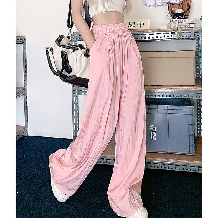 シワ加工リラックスワイドパンツ 春 夏 | SHEENA  | 詳細画像55 